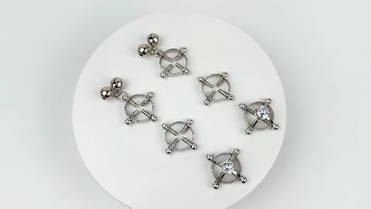 █non-non★ピアス Amazon | 乳首ピアス 偽 ノンホールピアス ステンレス ボディピアス