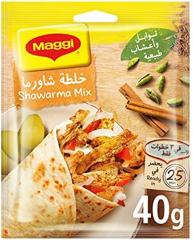 Maggi Shawarma Cooking Mix Sachet, 40 Gm