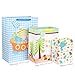 12 Pcs Baby Gift Bags, Large, Medium and Small Gift Bags Assortment for Baby Shower, Birthday, Parties, Baby Girl, and Baby Boy (Assorted Sizes)