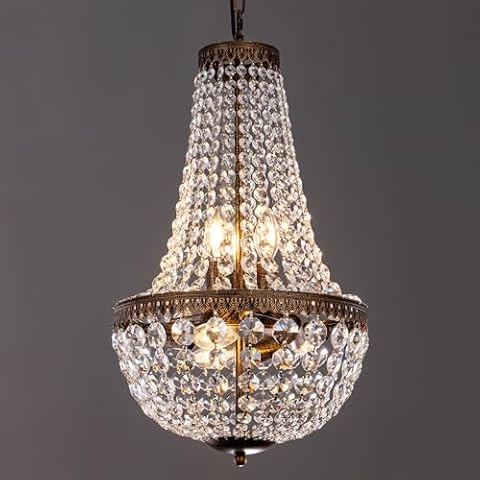 Wellmet 6 Lights French Empire Crystal Chandelier Cover
