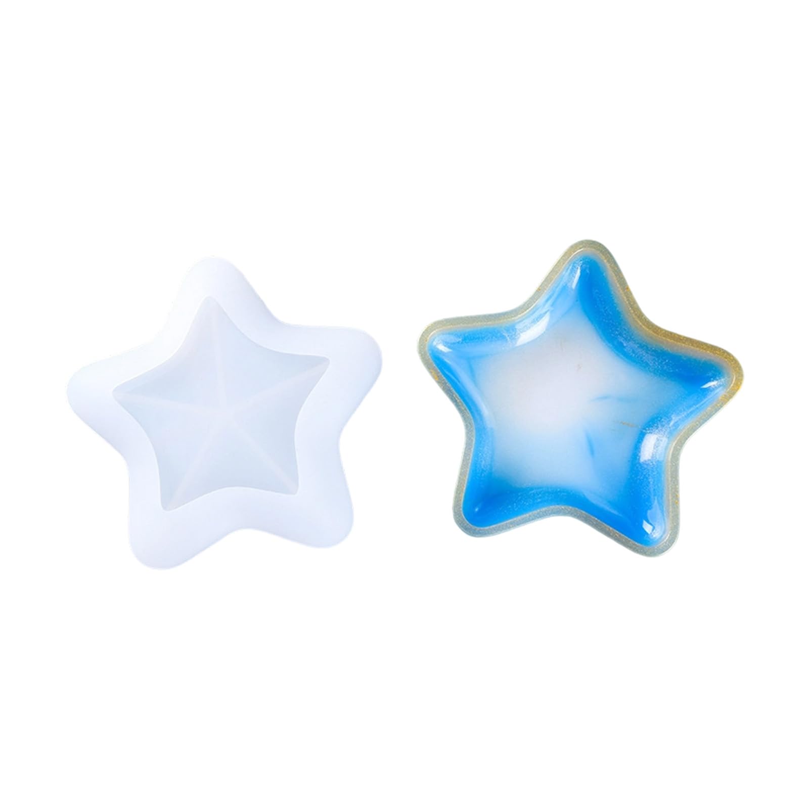 Jazuaiao Marine Theme Plate Silicone Mold Multipurpose Silicone for Resin Casting Making Soap Jewelry Tray Making Molds