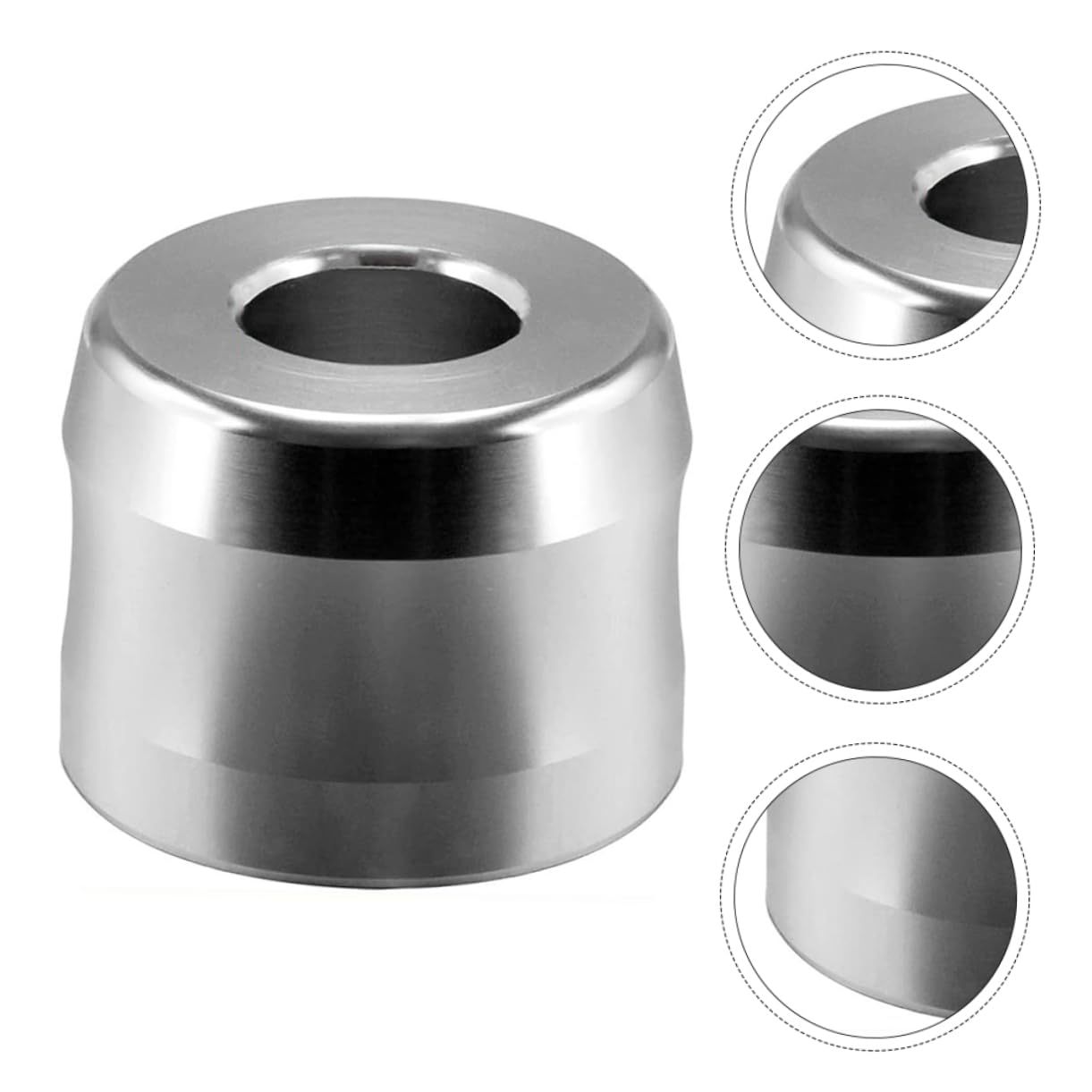 MUSISALY Elegant Aluminum Razor Brush Holder Compact Razor Stand Bathroom Razor Organizer Keep Your Grooming Tools in Order