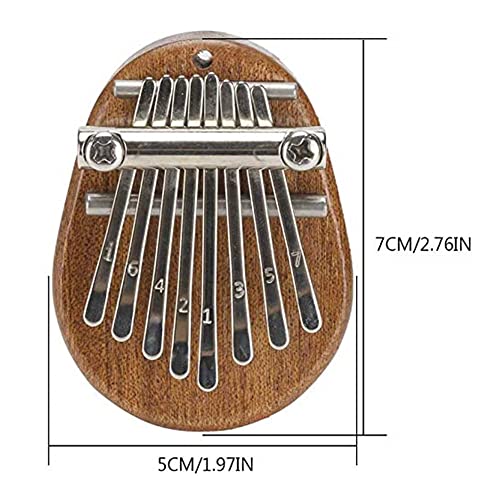 Pouce Piano 8 Touches Mini Kalimba, Cadeau Instrument de Musique Marimba Portable, Doigt en Bois Mbira avec Lanière… - Les Beatles, Paul McCartney, John Lennon, RIngo Starr, George Harrison Pouce Piano 8 Touches Mini Kalimba, Cadeau Instrument de Musique Marimba Portable, Doigt en Bois Mbira avec Lanière… – Image 7