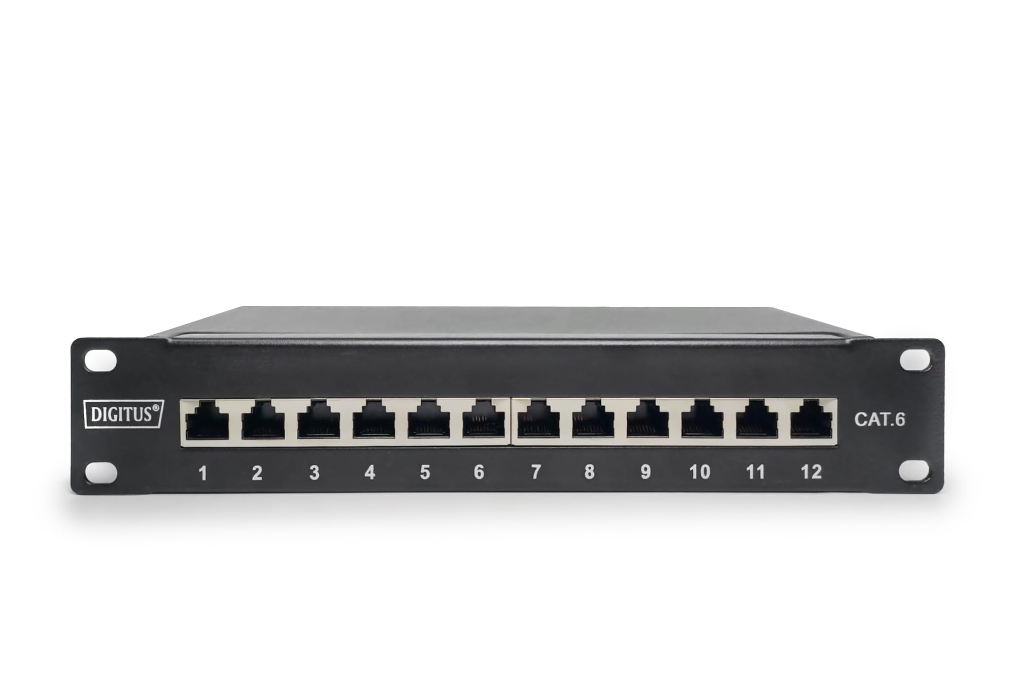 Panel De Conexión De Red Cat6 De 10 Pulgadas, 1U, RJ45 UTP, Para
