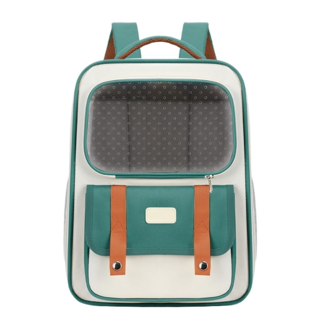 Cat and Dog Bags Pet Outing Bag Portable Pet Supplies Breathable Foldable Contrast Color Backpack Cat Bag Pet