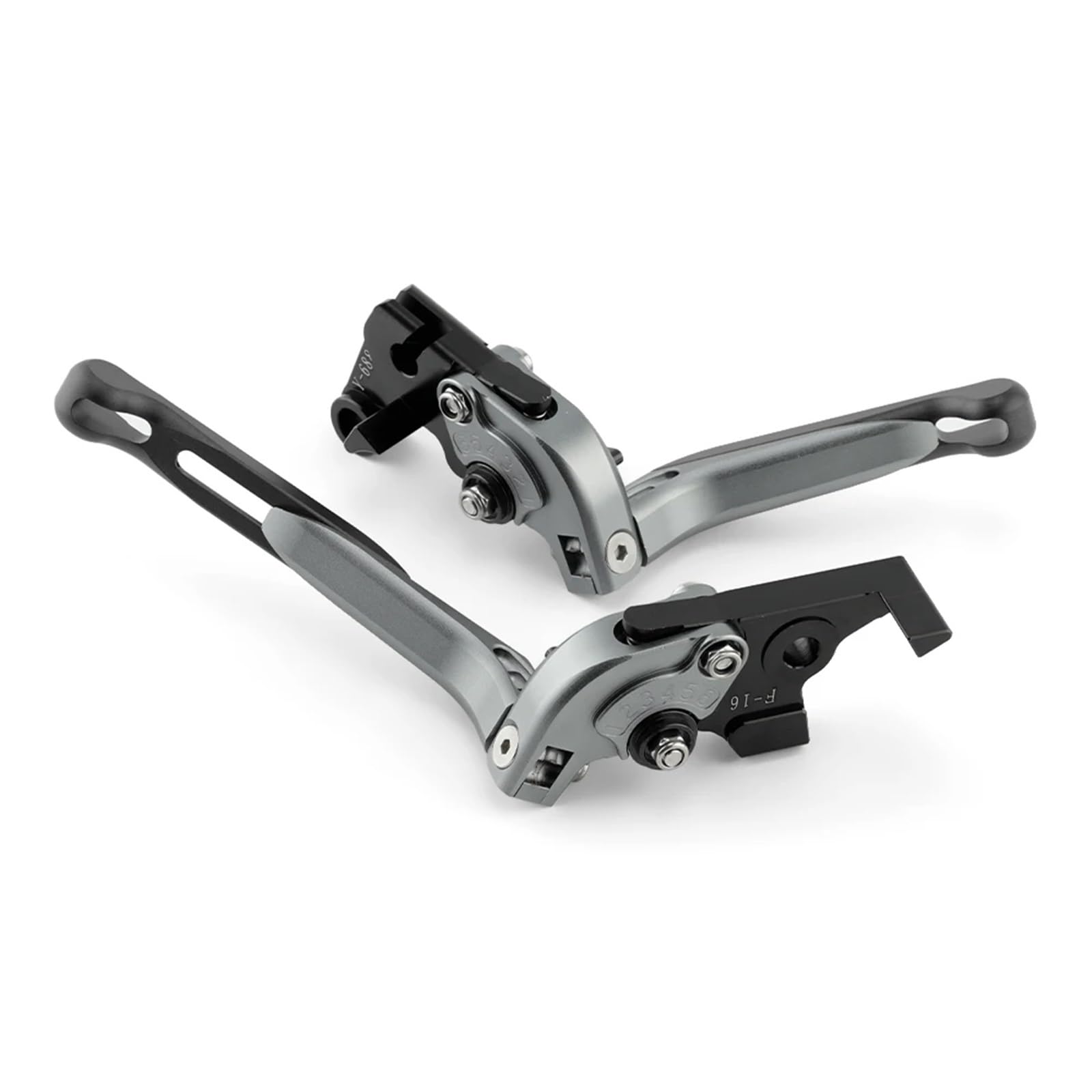 TINGYUS Motorbike Brake Lever for XL750 for Transalp 750 for CB750 2023-2025 Folding Adjustable Handle Levers Foldable Extendable Brake Clutch Lever(Titanium Black)