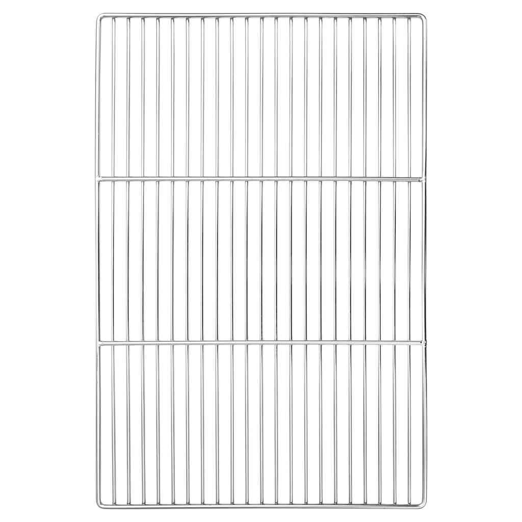 vidaXL Ruszt grillowy 60 x 40 cm Stal nierdzewna srebrny