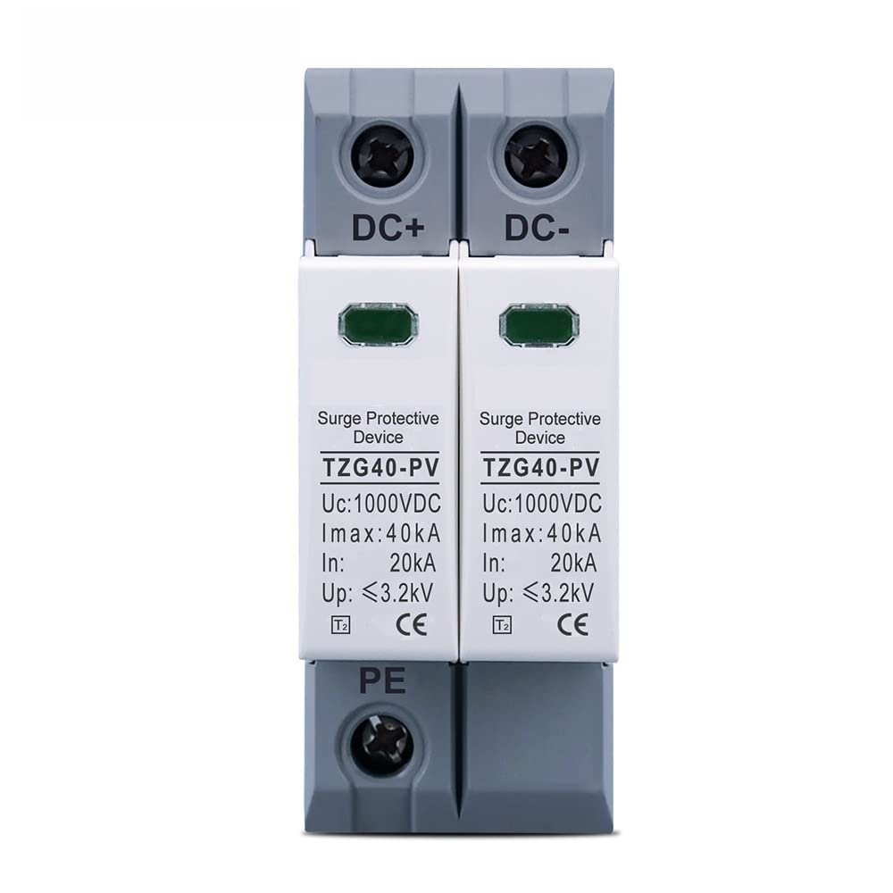 Dispositif protection surtension solaire DC 600V rail DIN 40ka