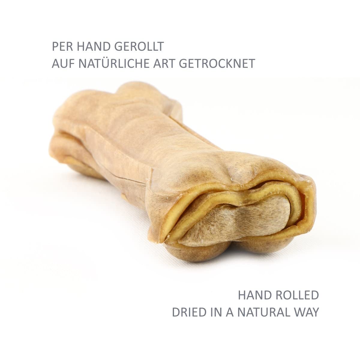 100% Natur Kauknochen Mit Cistus Incanus Und Ente&Apfel Für Welpen Und Seniorhunde Mit Cistus Incanus Und Enteapfel 12 Oder 17 Cm