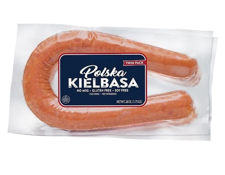 Twin Pack Kielbasa is a delicious choice for any meal. The company's great-grandfather Gottlieb Dietz' classic fine Polish sausage recipe with a whole lotta love from the old world. It is gluten free, soy free and has no MSG. This Kielbasa is fully cooked and ready to serve in minutes. U.S. inspected and passed by department of agriculture. [ 28 oz , 1.75 lb ]