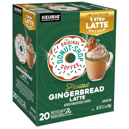 The Original Donut Shop One Step Latte, Frosted Gingerbread, Keurig Single Serve K-Cup Pods, 20 Count - image 4
