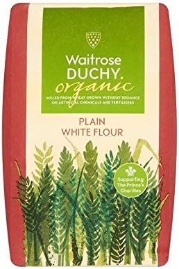 Duchy Waitrose Organic Plain White Flour 1.5kg - Pack of 4