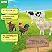 schleich FARM WORLD | Bauernhof Starterset 42729 | Spielset mit Ziege, Kuh, Schaf & Hahn | detailgetreue Tierfiguren & Sammelfiguren | Bauernhof Spielzeug ab 3 Jahren | schleich Tiere Set aus 4 Teilen