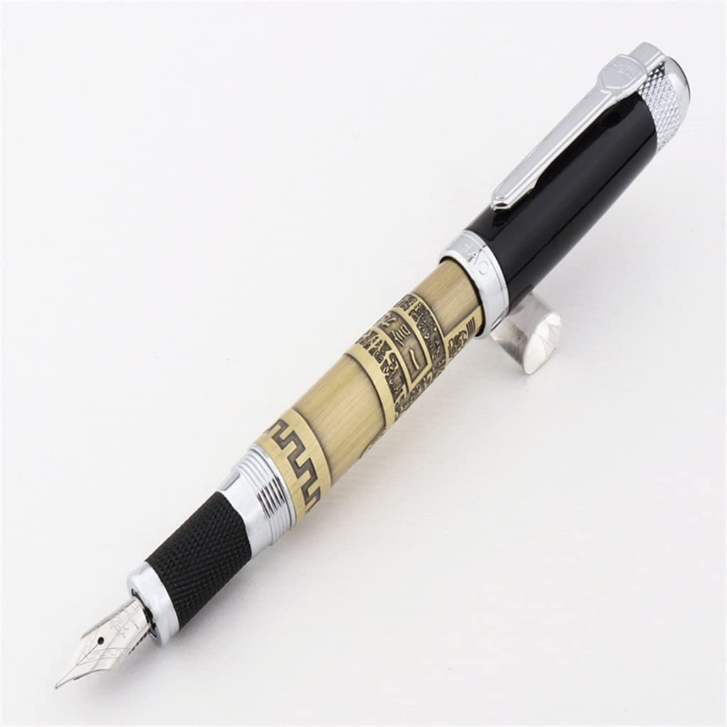 Stylo plume couleur bronze rétro fournitures scolaires bureau papeterie couleurs plume stylo plume