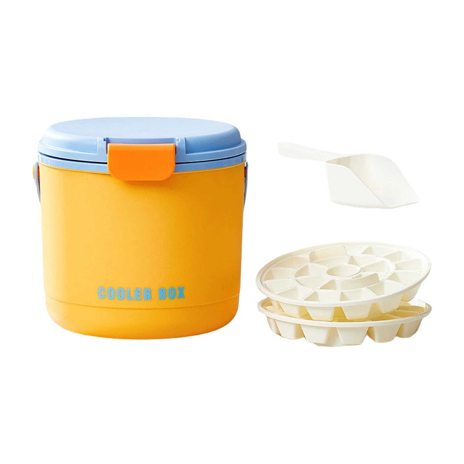 Xinsheinelry Cubes Tray Ice Cubes Molds Ice Maker Tray Molds Storaging Bin Suitable for Beverages Juices Maker