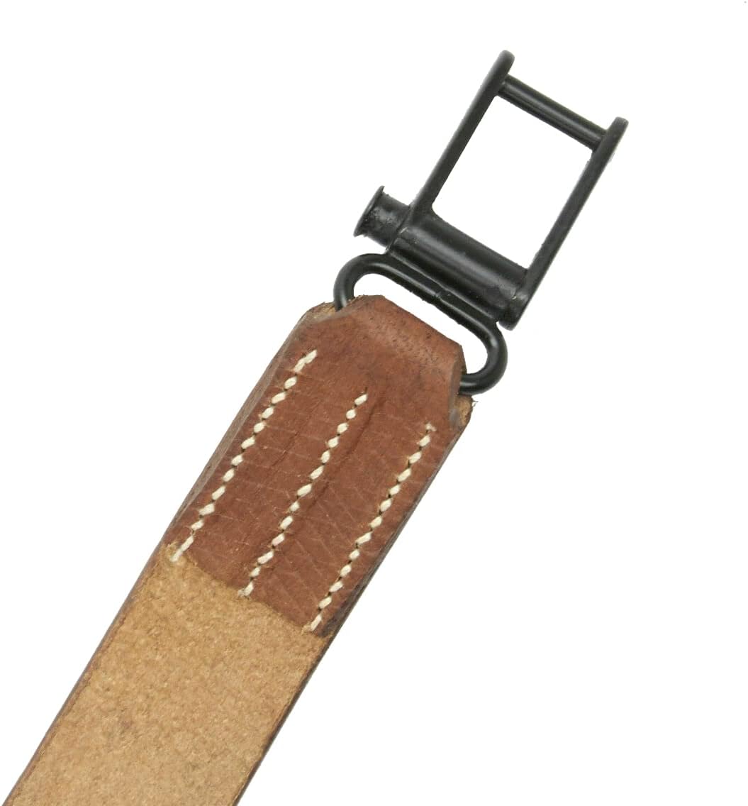 Calyx German WWI 98 Mauser Gewher Rifle Brown Leather Sling- Gew 98 Reproduction WWII