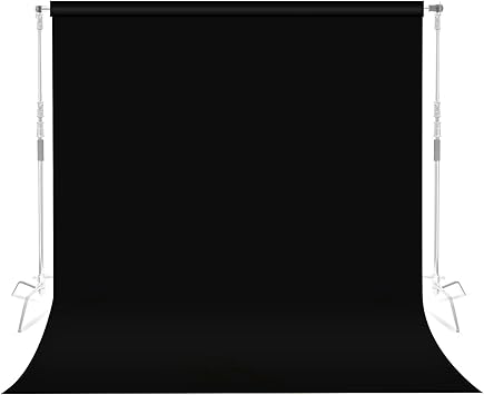 Amazon Meking 背景布 黒 2m X 3m 暗幕 無反射 不透明 バックスクリーン ベルベット材質 背景シート 撮影背景 ブースブラック スタンド スタジオ撮影 写真 ビデオなどに対応 Meking バックペーパー 背景布