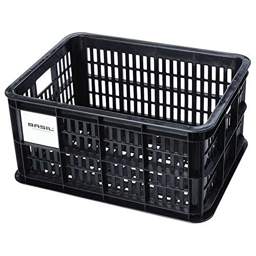 Basil B.V. Crate Fahrradkaste Schwarz 40.4x29.8x20.2cm