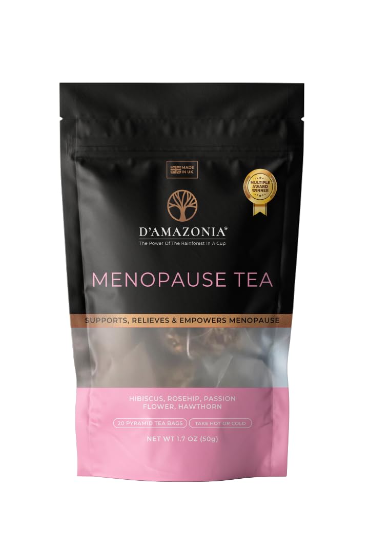 D'Amazonia Menopause Tea Natural Herbal Tea A Blend of 9 Powerful