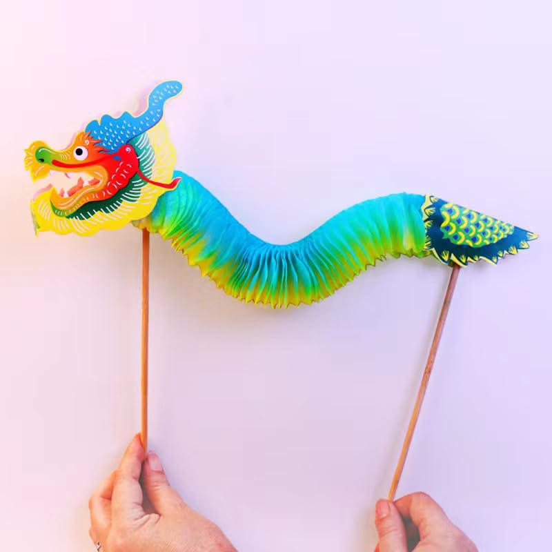 Diy China Latcppx Chinese Paper Dragon Pick, DIY Chinese New Year