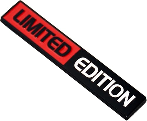 Miniatura 4 de 2 calcomanías de edición limitada con emblema 3D para guardabarros de automóvil, camión, SUV, (rojo, negro y blanco)