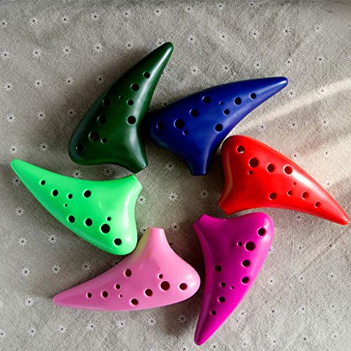 Ocarina Plastic Muziekinstrument C Houtpijp Ocarina Gift Beginner Fluit 12 Gat Ocarina Gemakkelijk te leren - Image 5