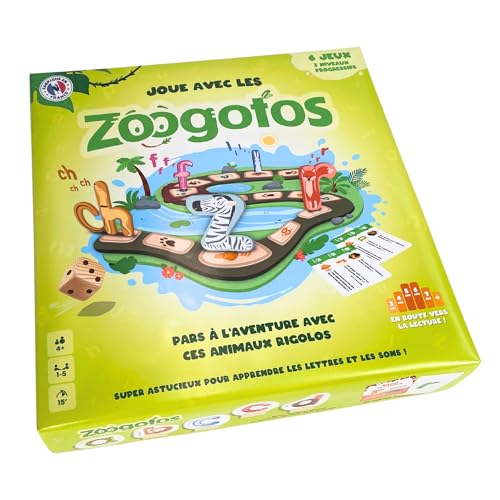 Zoogotos – Jeu de Société Éducatif Lecture Enfant 4-7 Ans –…