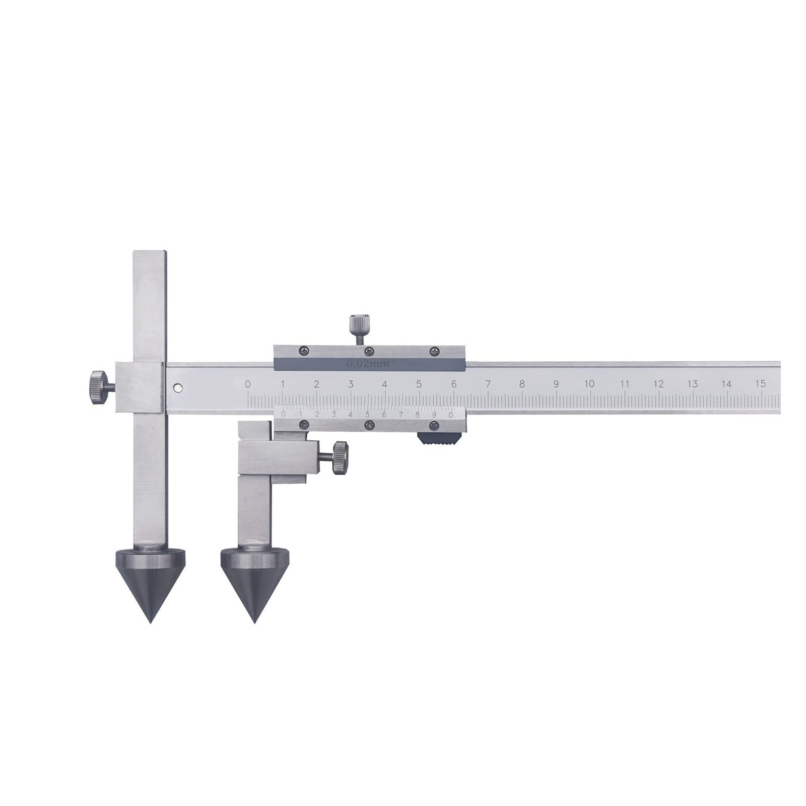 Pinza a corsoio in Lega Dura intarsiata Zampa Superiore Allungata Pinza Freno a corsoio Distanza Centrale Strumento di misurazione a corsoio 150 200 300mm(20-200mm)