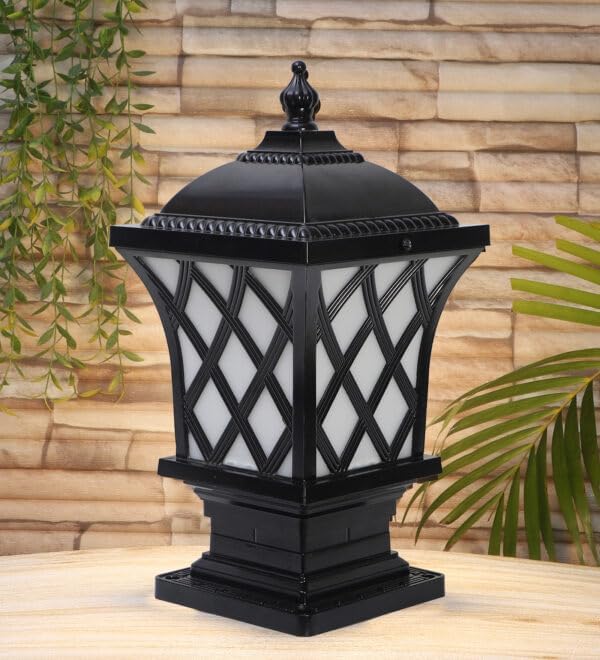 Image of Azurite Decorative Golden Antique Gate Lamp for Home B-22 Holder | Elegant Design Outdoor Lighting