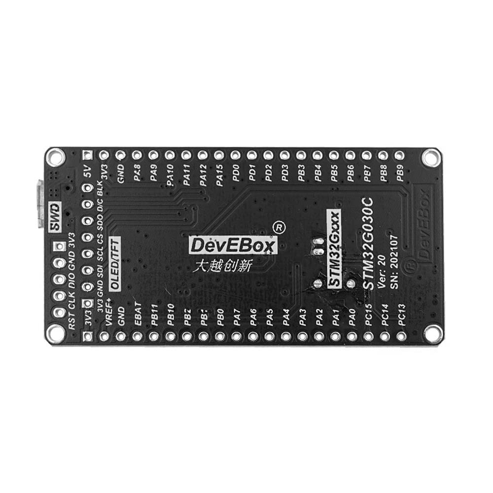G030C8 Development Board, STM32G030C8 Entwicklungsboard ARM STM32G FLASH-64K USB Programmierbarer MCU-Controller STM32 Cortex-M0 Systemboard G030C8 Development Board, STM32G030C8 Entwicklungsboard ARM STM32G FLASH-64K USB Programmierbarer MCU-Controller STM32 Cortex-M0 Systemboard