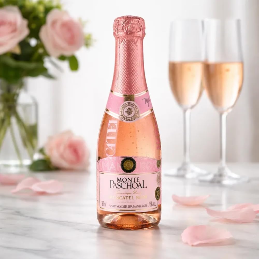 Monte Paschoal Espumante Moscatel Rosé 187Ml : Amazon.com.br