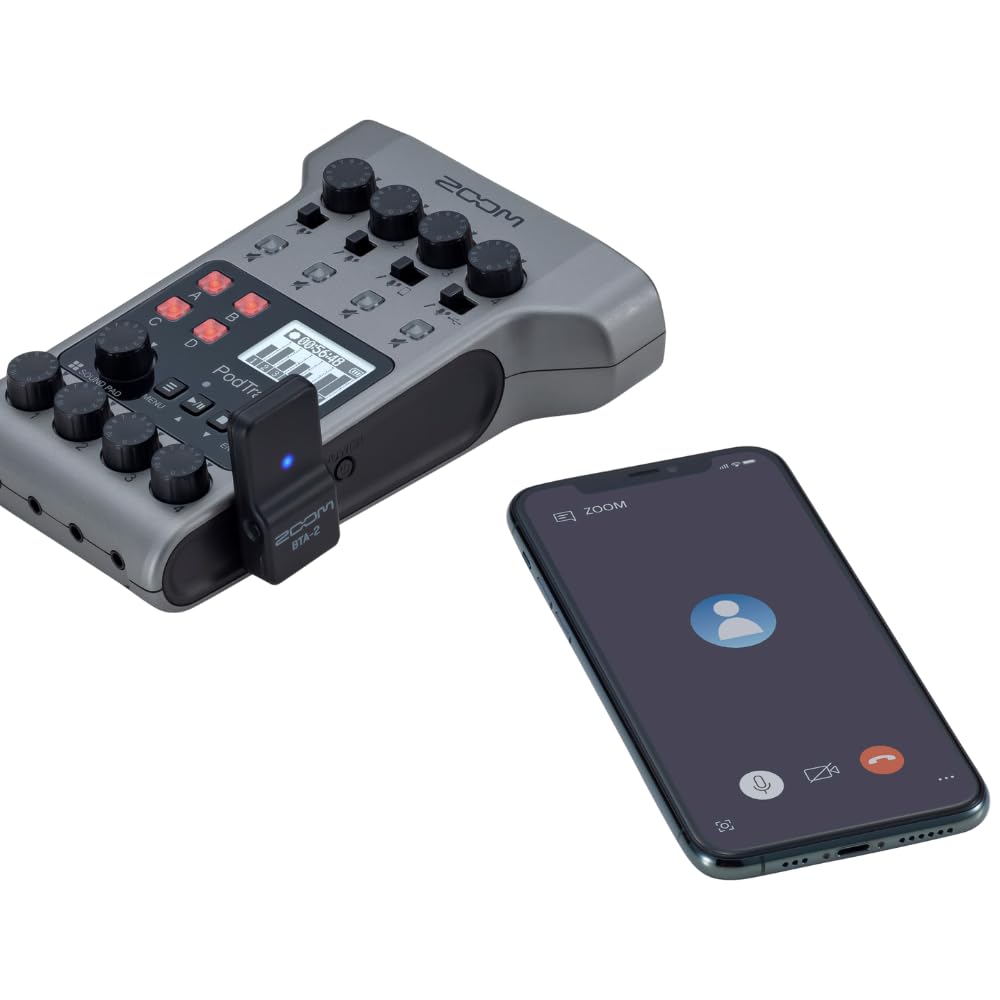 Zoom - BTA-2 - Adattatore audio Bluetooth® per Zoom P4