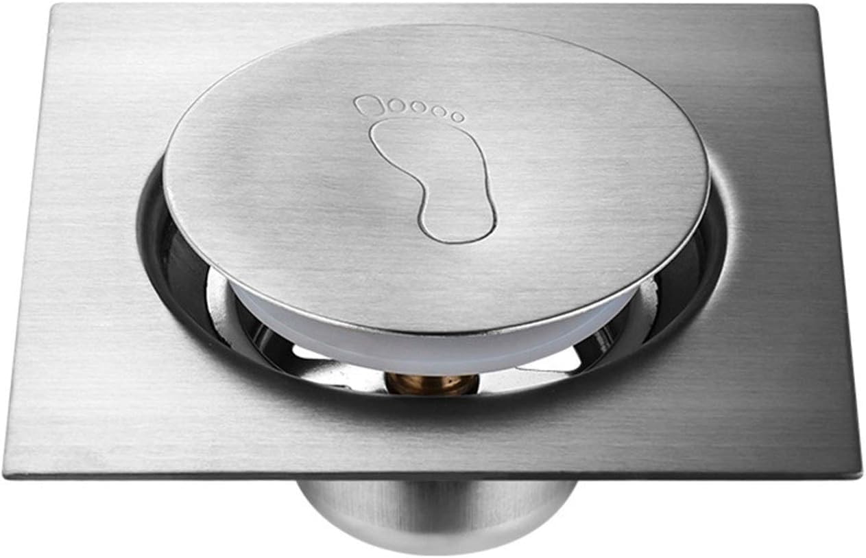 Tapón for lavabo Drenaje Desagüe de piso Desagüe de piso de ducha de acero inoxidable Drenaje rápido for baño Inserto de azulejo Desagües cuadrados Colector de cabello Desagües de ducha Tapón de resid