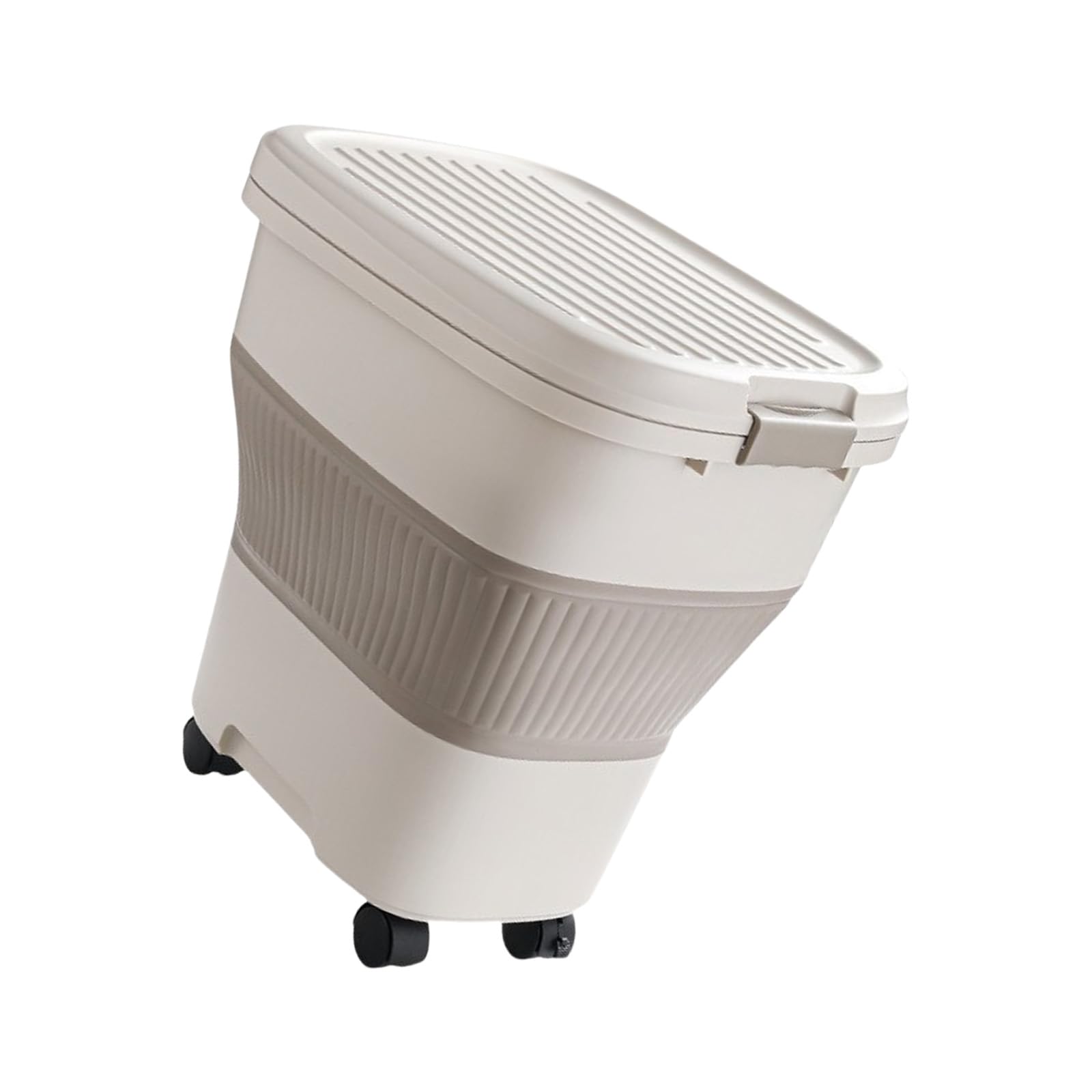Buxuaaaa Large Capacity Dustproof Rice Dispenser Countertop Cereal Organiser for Kitchen Proof Grains Storage Bucket Dustproof Cereal Dispenser for Kitchen