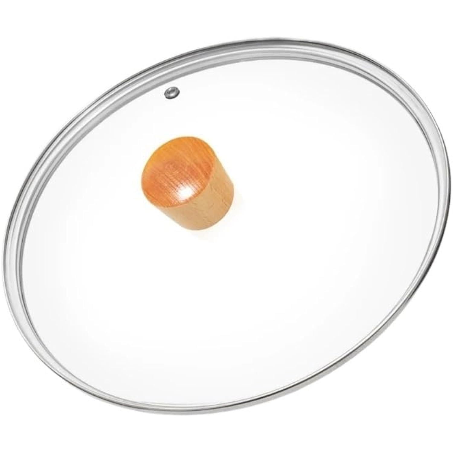 Pan Lid, Frying Pan Lid 22/24/26/28/30cm Pan Lids Reinforced Glass Lid Cookware Pot Pan Cover Visible Wok Lid Household Frying Pan Lid(24cm)