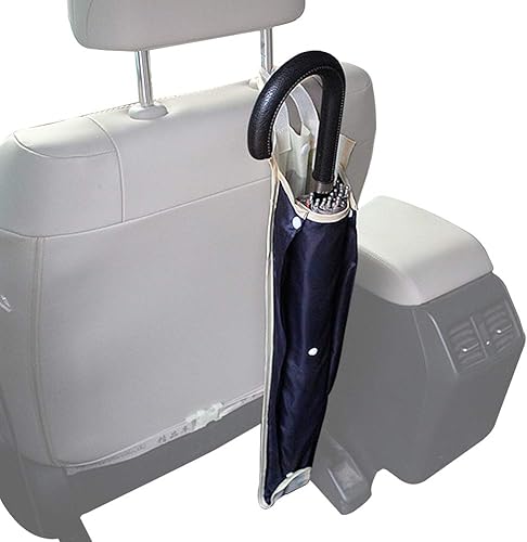 Tianmei Soporte multifuncional para almacenamiento de paraguas para asiento trasero de coche, camión, bolsa organizadora impermeable suficiente para