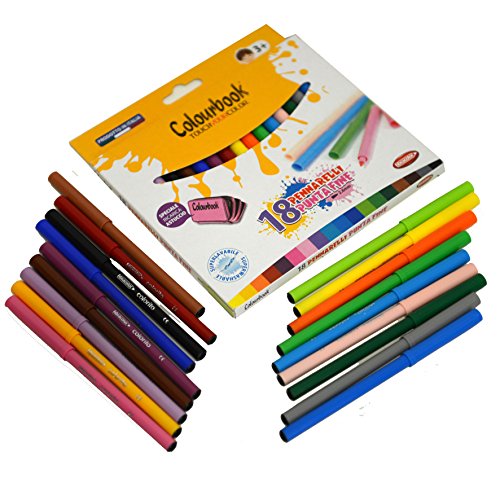 Colourbook pennarelli punta fine alta qualità