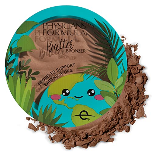 Physicians Formula Earth Day Murumuru Butter Bronzer, Moisturizing, Nourishing Murumuru Butter Blend for Silky All-Day Luminous Glow, Dermatologist Tested, Hypoallergenic, Vegan & Cruelty-Free -Deep Bronzer