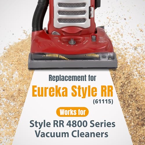 Image of POWERTEC Style RR Vacuum Bags 9 Pack for Eureka Style RR Boss Smart Vac 4800 Series Vacuum Cleaners, Replacement Filter Bags for 61115, 164-9 Upright Vacuum Bags (75143)