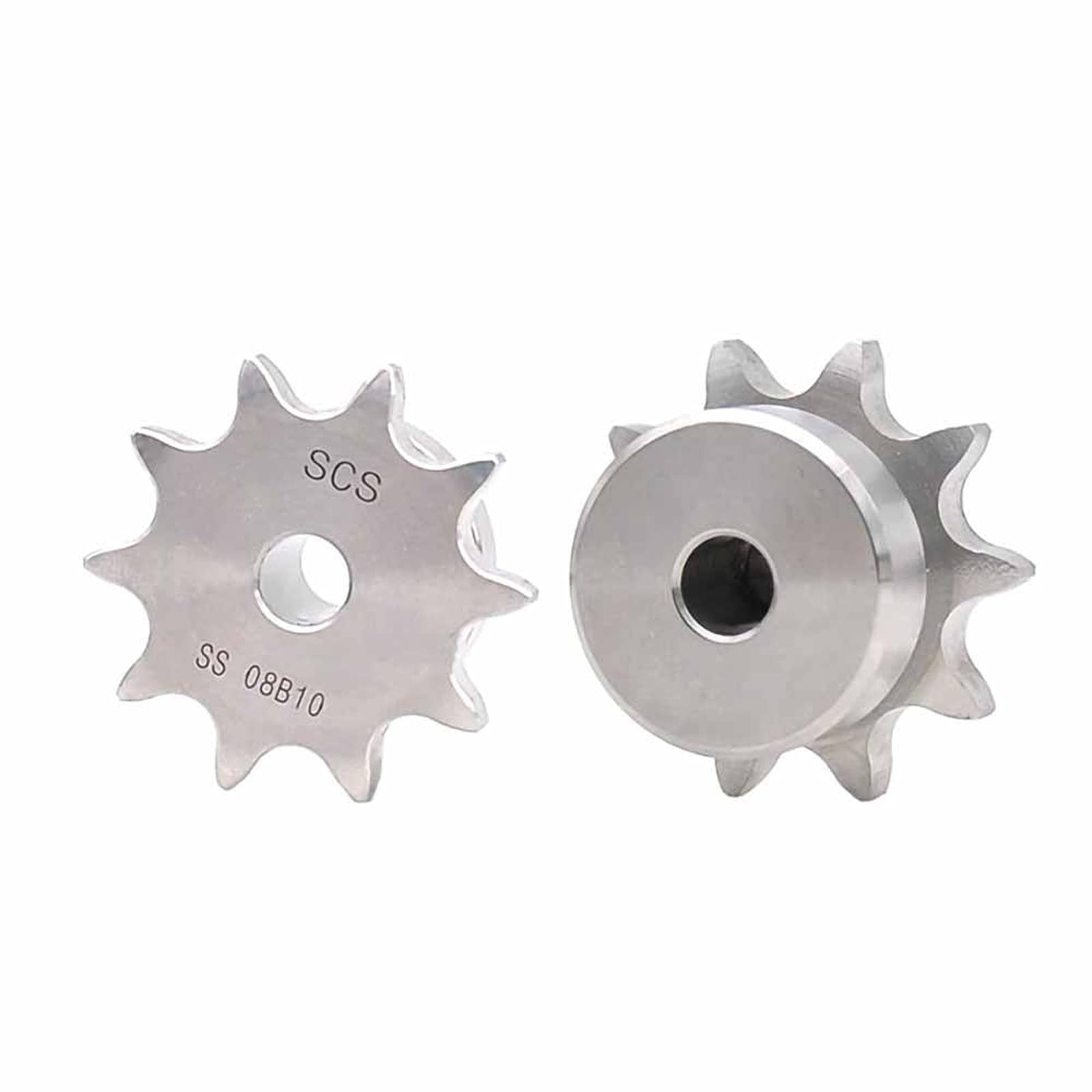 1pc (Type 08B) 10-25 dents chaîne en acier inoxydable PIGNON chaîne 12.7mm Pas de vitesse de roue industrielle Sprocket, 25 dents