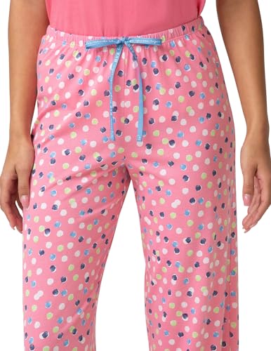 Image of HUE Women's Spring Pajama Separates Soft Whimsical Print Pjs with Flowers, Animals, Garden Themed Pjs, Cocktails