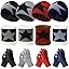 JaGely 12 Pieces Kids Winter Hat Glove Scarf Sets Thick Fleece Knitted Beanie Touchscreen Warmer Gaiter for Boys and Girls