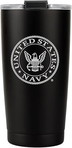 Miniatura 8 de Military Gift Shop Vaso militar de 20 onzas  Vaso de acero inoxidable aislado al vacío de doble pared  Regalos del ejército