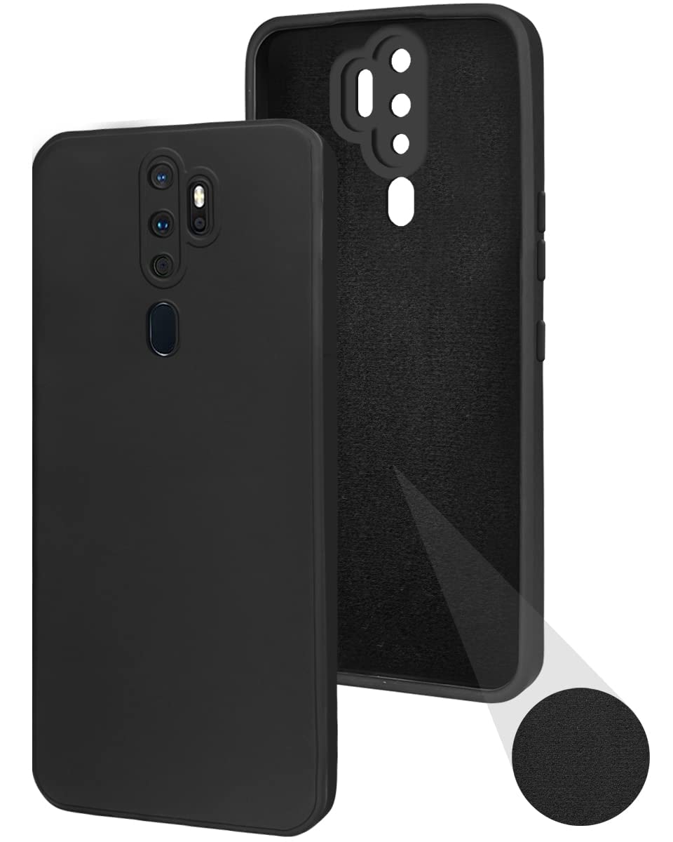Jkobi Back Cover Case for Oppo A5 (2020) | A9 (2020) (Matte Finish Silicone with Inside Fiber Cloth |Black) (B0C3XDZQ8R) Amazon Price History, Amazon Price Tracker
