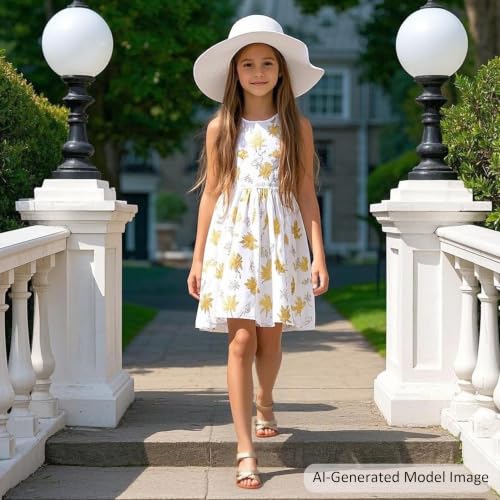 Image of Felix & Flora Toddler Girl Sandals - Little Girl Easter Dress Shoes Lightweight Open Toe Beach Holiday Flats