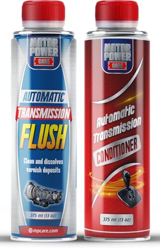 MotorPower Care Transmission Flush & Fluid Conditioner for Automatic Transmission CVT and Automatic Transmission (Pack of 2)