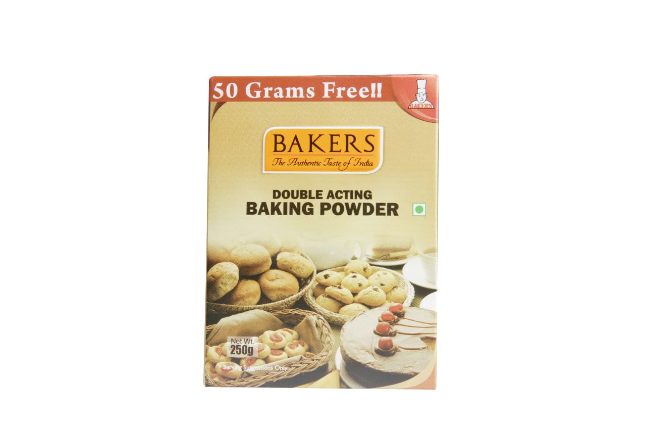 BAKERS Double Acting Baking Powder | 100% Veg | Perfect Raising Agent | Long Shelf Life | Pack of 3 (250 gm x 3) (B0CR1LSPKT) Amazon Price History, Amazon Price Tracker