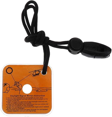 Herramienta reflectante para dispositivos de señalización de emergenciaexteriores, portátil con cordón, kit de supervivencia de seguridad para