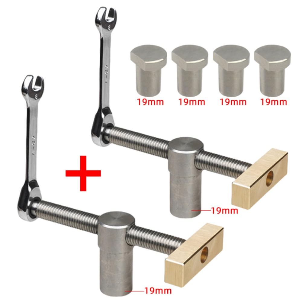 Szybki kleszcz trzymający do stołu roboczego do roboty drewnianej, klip do stołu, szybkie zamknięcie, narzędzie do otworów 19/20 MM (19 MM)