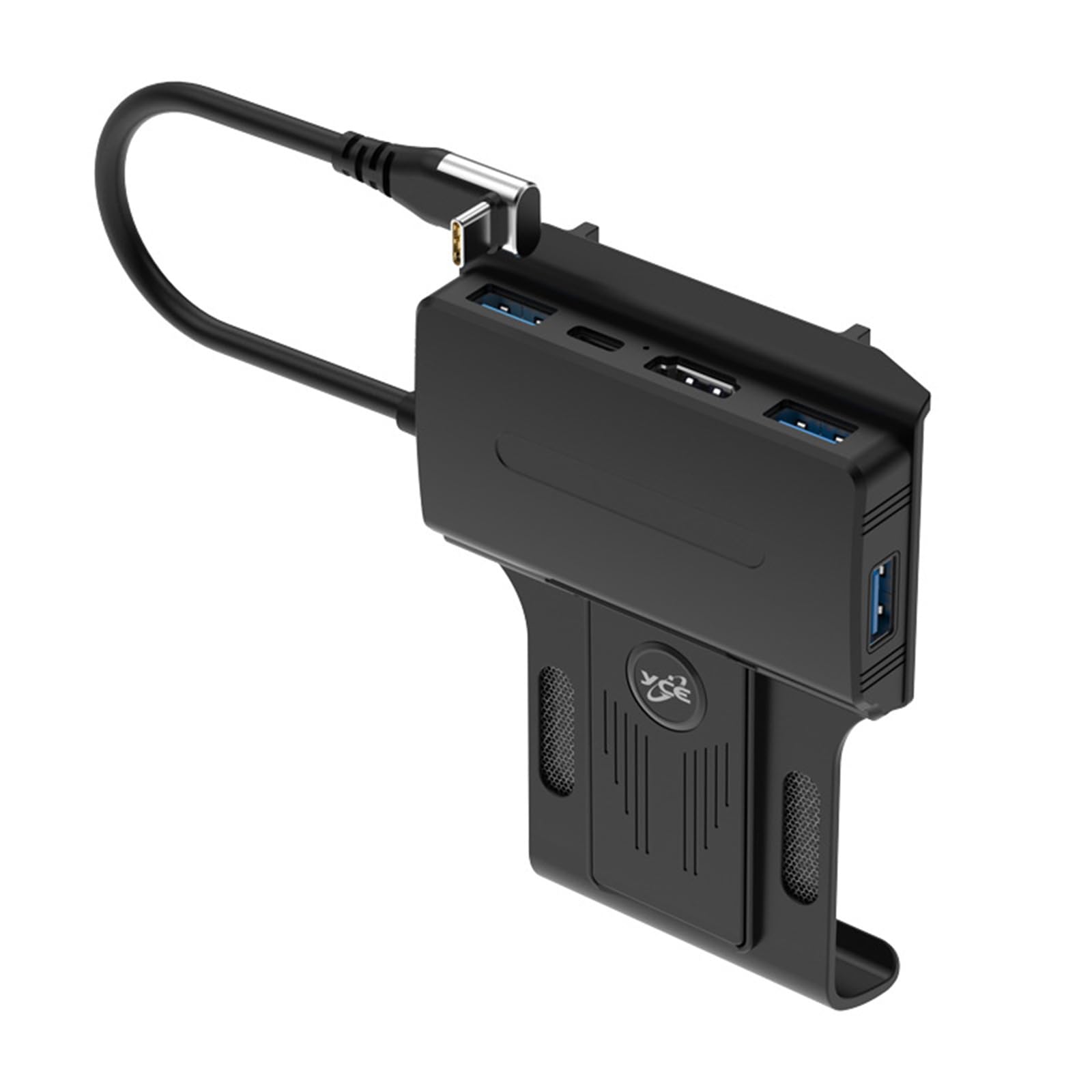 Docking station portatile 5 in 1 per Steam Deck e PC, hub 4K a 60Hz con ricarica PD da 100 W, supporto dock multi-dispositivo, accessori di gioco per prestazioni migliorate
